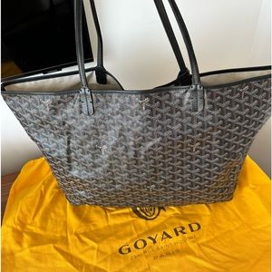 Black Goyard St. Louis GM Tote.